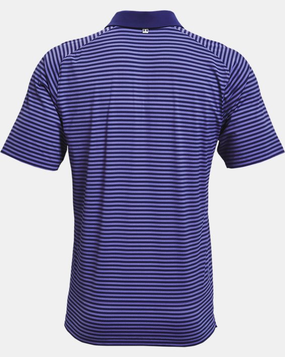 Herren UA Iso-Chill Hollen Stripe Poloshirt, Blue, pdpMainDesktop image number 5